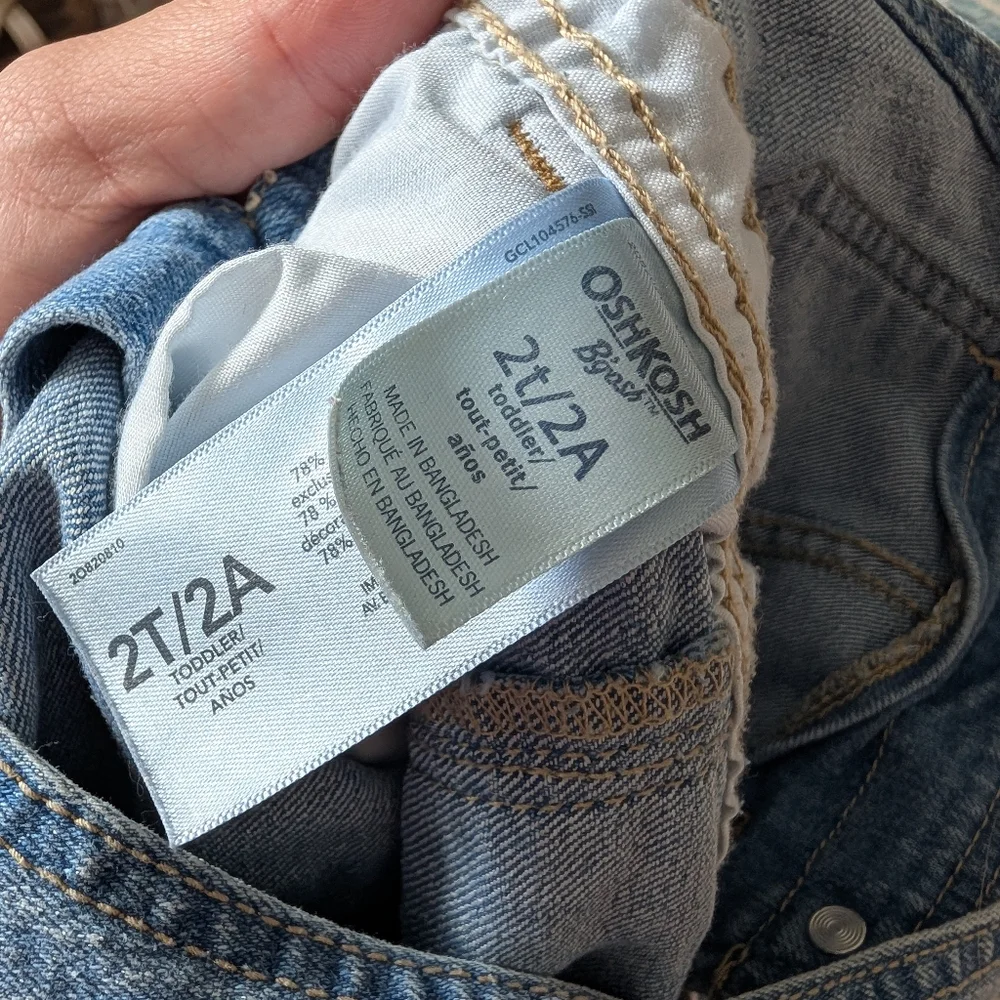 $‎ 💥3/$24 OshKosh B'gosh Blue Denim Overalls